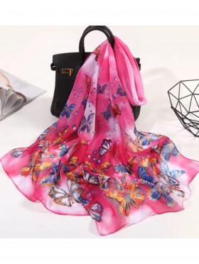 Chiffon Butterfly  Fashion Scarf